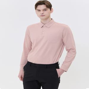 [닥스 남성] [[24SS]] WMTS4A306P2 [스테디셀러]핑크 체크배색 면혼방 긴팔카라티셔츠