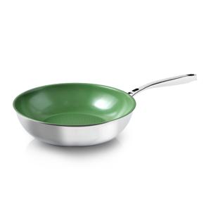 프리미엄 세라믹 스텐 통3중 IH 인덕션 궁중팬 28cm