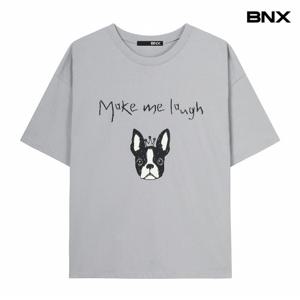 정상가:39,000원 ㅣ 라운드 레터링 강아지 티셔츠 (BX2TS020L0)