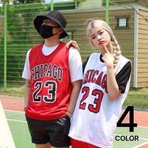 [브리치] 제로스샵 / 시카고 메쉬 농구나시 남녀공용 데일리 캐주얼/ 4color