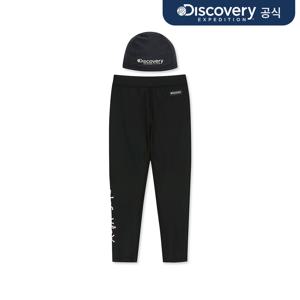 키즈 김다예 콜라보 워터레깅스+모자 SET (BLACK)