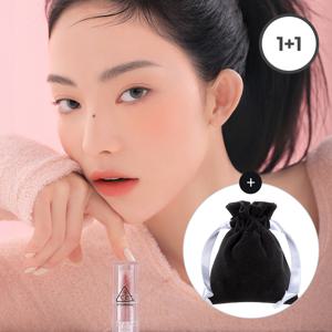 [1+1] 소프트 매트 립스틱+화이트 스트링 파우치