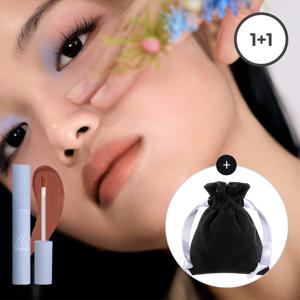 [1+1][NEW BLOOM 에디션 컬러 추가]벨벳 립 틴트+화이트 스트링 파우치