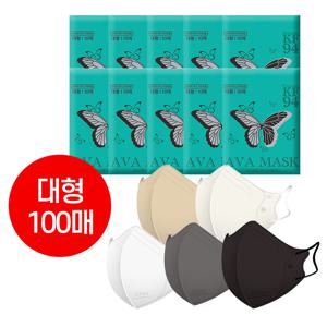 아바 KF94 대형 마스크 100매