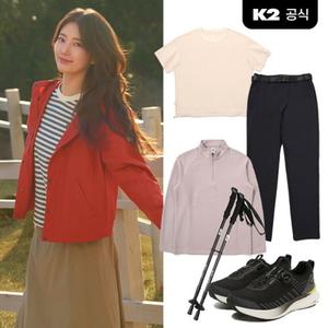 [K2] 수지 PICK 티셔츠/트레킹화 外 + 역시즌