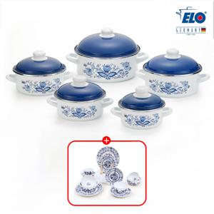 [디너세트]ELO 쯔비벨무스터 IH 법랑냄비 5종 풀세트
