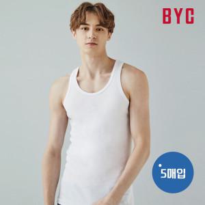 (15%쿠폰) BYC 남성 민소매 런닝 에어로쉬 5매입 런닝 OEW0005