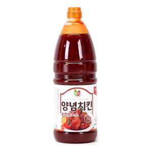 청우 첫맛 치킨양념소스 순한맛 2.1kg /치킨/양념치킨/순한양념치킨/떡꼬지/닭꼬지 청우 첫맛 치킨양념소스