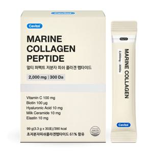 세비톨 저분자 마린 콜라겐 펩타이드 3.3g 30포 1세트