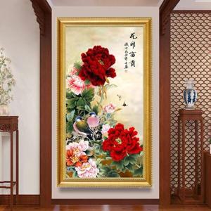 구슬/비즈 DIY 키트/고급스럽게 화려한 목단꽃 보석십자수 모란 꽃그림 큐빅 페인팅 만들기 도구 세트