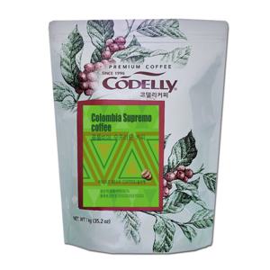 콜롬비아 수프리모 100 아라비카 원두커피 1kg(홀빈)