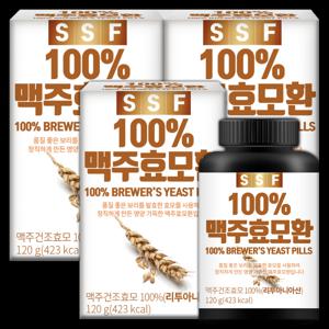 100% 맥주효모환 건조 맥주 효모 베타글루칸 3병
