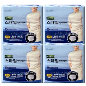 디펜드 스타일 언더웨어 남성 파워 대형 8매X4팩 (32매) (new)