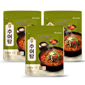 바른 추어탕 500g x 3팩 즉석국 보양식 해장국 자취 요리 캠핑 D