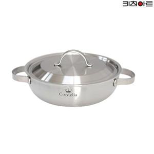 키친아트 키친아트 코델리아 통5중 스텐레스 인덕션 전골냄비 24cm