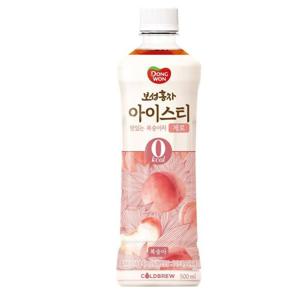 동원 보성홍차 아이스티 제로 복숭아 500ml 24개