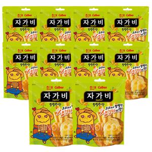 해태 calbee 자가비 짭짤한맛 45gx10  감자칩 가루비