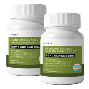 국내산 발효여주 바나바잎 트리플 플러스 타블렛 2박스 600mg x 120정 4개월분
