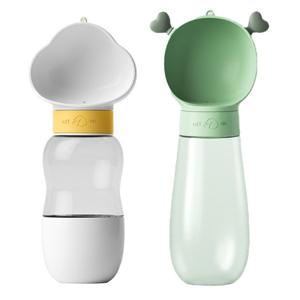 1+1애완견 2in1 산책 휴대용 간식 물병