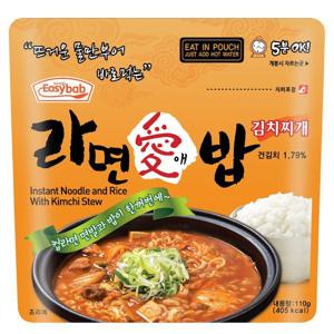 라면애밥 김치찌개110g  전투식량 아웃도어 비상식량 간편식 등산도시락