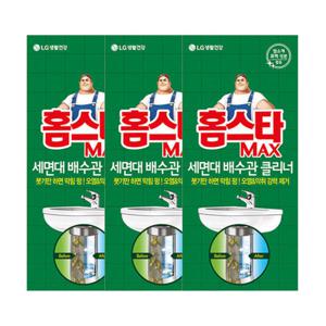 홈스타 맥스 세면대 배수관 클리너 230ML 3개