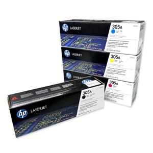 HP 305A정품토너 4색세트 (CE410A 검정+CE411A 파랑+CE412A 노랑+CE413A 빨강) M351a M451nw