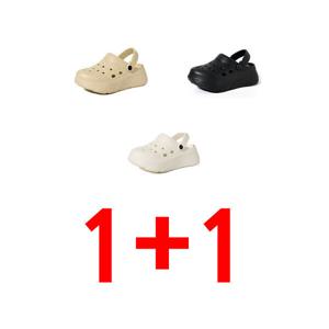 1+1 키높이  홀스니커즈 여성 미끄럼 방지 비치 슈즈