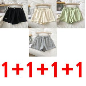 1+1+1+1  여성 캐쥬얼 반바지 여성복 여름 신상 캐주얼 통기성 루즈핏 홈 와이드 핫팬츠