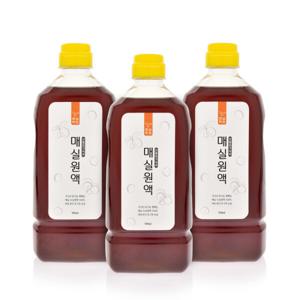 시즌특가 유기농매실숙성 매실원액 900mlx3병 매실청  / 도지사 품질인증 명품지정제품