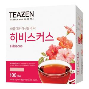 오피스 간식 음료수 티젠 히비스커스 1.8gx100T 사무 탕비실