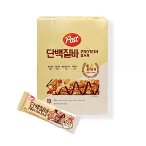 총40개 10개x4팩 포스트 단백질바 500g 에너지바 프로틴바 단백질 초코바 견과 초콜릿