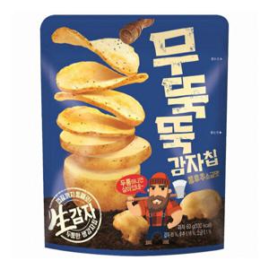 오리온 무뚝뚝 감자칩 통후추 소금맛 60g 10개입