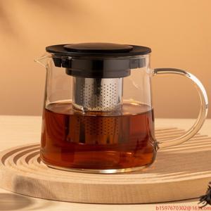 직화 내열 유리 주전자 티포트 티팟 1.5L