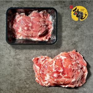 (냉동)국내산 한돈 프리미엄 대패목살 1kg (500g 2팩)