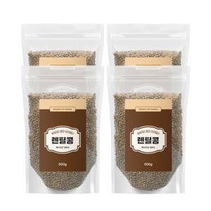 푸드모아 캐나다산 렌틸 콩 500g 4개