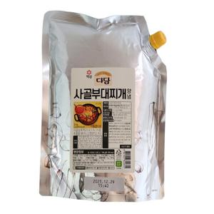 백설 다담 사골부대찌개 양념 2kg 대용량 양념장
