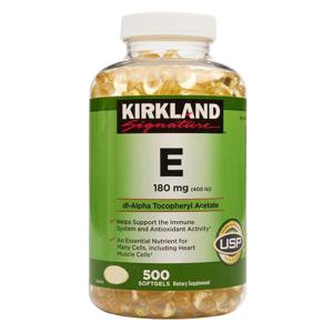 (해외직구) 커클랜드 비타민 E 180mg 400IU 500정
