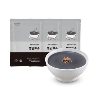 아침 즉석 죽 흑임자죽 500g 3팩 {TG007} 사은품