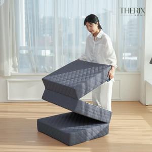 (최종3.1만) 3단 접이식 매트리스 6cm 10cm 15cm 원룸 바닥 단단한 수면매트 자취 접는 침대 라텍스 토퍼