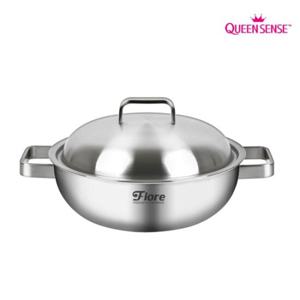 퀸센스 피오레 인덕션겸용 통5중 스텐 파티웍냄비 24cm
