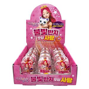 시크릿쥬쥬 불빛보석반지 사탕 10g 12개입
