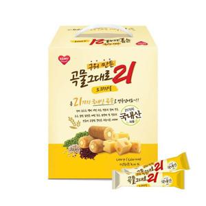곡물그대로21 칼로리낮은과자 오리지널 단호박 자색고구마 100봉 1kg