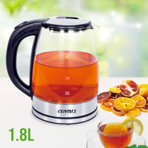리빙센스 무선 전기 유리포트 LSK-1860GB 티 포트 커피포트 1.8L 내열유리 주전자 원룸 가정용 사무실