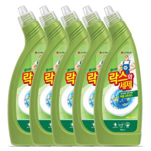 홈스타 락스와세제 허벌시트러스 750ML 5개