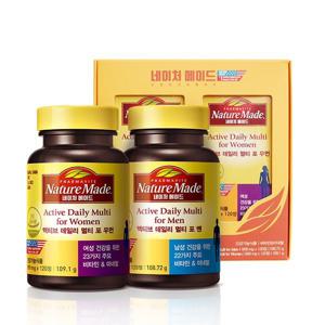 네이처메이드남녀 멀티비타민 SET (멀티 포 우먼+멀티 포 맨) + 쇼핑백증정