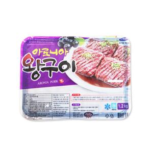 아로니아 왕구이 1.2kg(돼지 고기 목살 갈비 캠핑)