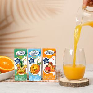 100% NFC 무설탕 착즙주스 오렌지 200ml 30팩 가족 어린이 주스