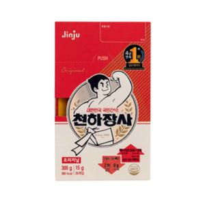 진주햄 천하장사 소시지 300g(15gx20개입) 기획 오리지널 주전부리 어린이 간식