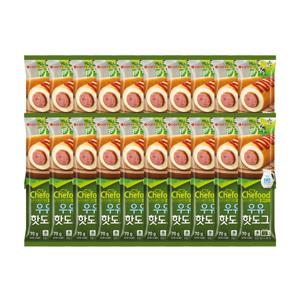 본사직영 Chefood 우유핫도그 70gx20개 골라담기 (우유켄터키)