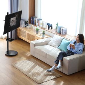 카멜마운트 삼탠바이미 블랙 색상 이동식 무빙 스탠딩 모니터 TV 티비 스탠드 거치대 SMB49 B